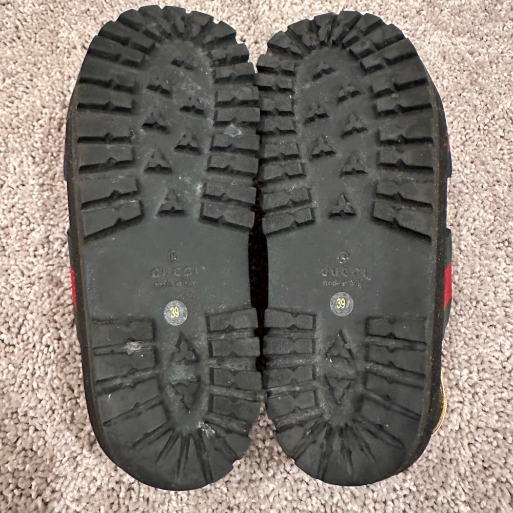 Gucci RIMINI Multicolor Striped Sandals - Size 39 - Picture 7 of 7